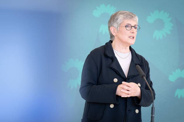 Press statement, Bündnis 90 Die Grünen, Britta Haßelmann Press statement, Reichstag building, Bundestag parliamentary group, Bündnis 90 Die Grünen, Chairwoman, Britta Haßelmann Berlin Berlin GER