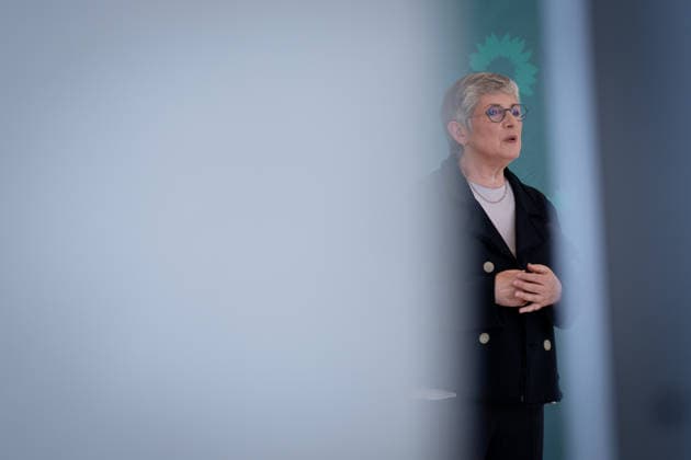 Press statement, Bündnis 90 Die Grünen, Britta Haßelmann Press statement, Reichstag building, Bundestag parliamentary group, Bündnis 90 Die Grünen, Chairwoman, Britta Haßelmann Berlin Berlin GER