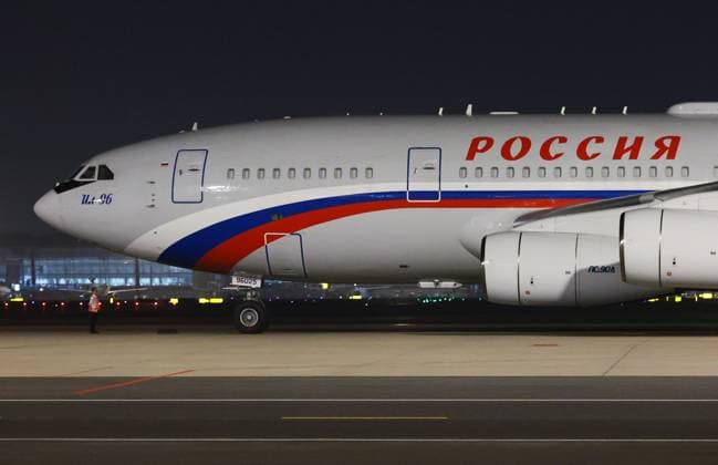 China Russia 9168938 19.05.2026 The plane carrying Russian President Vladimir Putin taxis on the tarmac after landing at Beijing Capital International Airport, China. Putin will pay an official visit to China on May 19-20 at the invitation of Chinese President Xi Jinping. Vladimir Smirnov Sputnik Beijing China  Copyright: xVladimirxSmirnovx