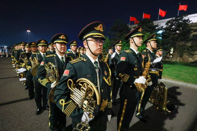 CHINA, BEIJING - MAY 19, 2026: Honour Guard soldiers are seen during a ceremony marking the arrival of Russia s President Putin at Beijing Capital International Airport (Shoudu). Russian President Putin s official visit to China coincides with the 25th anniversary of the Treaty of Good-Neighbourliness and Friendly Cooperation Between the People s Republic of China and the Russian Federation, which was signed on 16 July, 2001. Vladimir Smirnov TASS  92743958