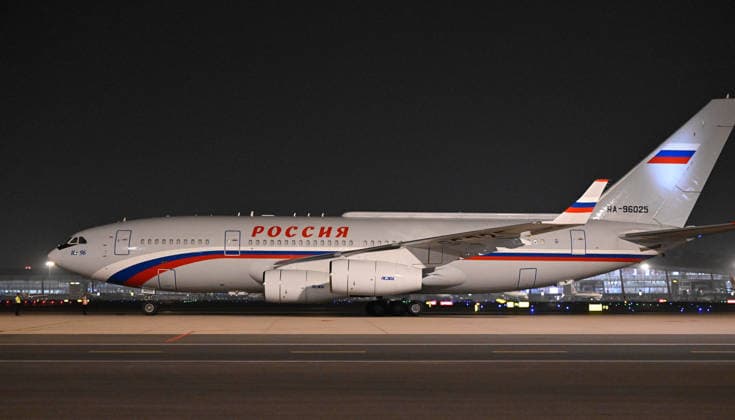 (260519) -- BEIJING, May 19, 2026 -- Russian President Vladimir Putin arrives in Beijing on May 19, 2026, for a state visit to China. At the invitation of Chinese President Xi Jinping, Putin is visiting China from May 19 to 20. ) CHINA-BEIJING-RUSSIA-PUTIN-ARRIVAL (CN) ShenxHong