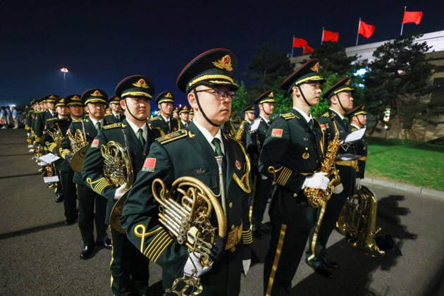 CHINA, BEIJING - MAY 19, 2026: Honour Guard soldiers are seen during a ceremony marking the arrival of Russia s President Putin at Beijing Capital International Airport (Shoudu). Russian President Putin s official visit to China coincides with the 25th anniversary of the Treaty of Good-Neighbourliness and Friendly Cooperation Between the People s Republic of China and the Russian Federation, which was signed on 16 July, 2001 Beijing China  - ZUMAt113 20260519_zaa_t113_543 Copyright: xVladimirxSmirnovx