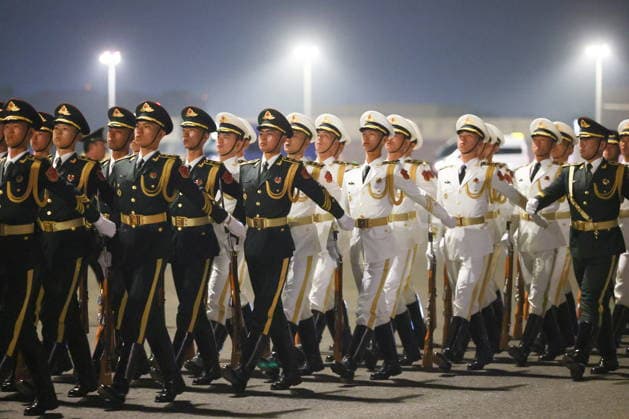 CHINA, BEIJING - MAY 19, 2026: Honour Guard soldiers are seen during a ceremony marking the arrival of Russia s President Putin at Beijing Capital International Airport (Shoudu). Russian President Putin s official visit to China coincides with the 25th anniversary of the Treaty of Good-Neighbourliness and Friendly Cooperation Between the People s Republic of China and the Russian Federation, which was signed on 16 July, 2001 Beijing China  - ZUMAt113 20260519_zaa_t113_536 Copyright: xVladimirxSmirnovx