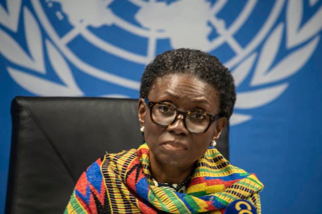 May 19, 2026, Juba, Ces Juba, South Sudan: The newly appointed Special Representative of the UN Secretary General and Head of the United Nations Mission in South Sudan, ANITA KIKI GBEHO, has called for inclusive dialogue and renewed commitment to peace in South Sudan..Speaking during her inaugural press conference in Juba on Tuesday, Ms. GBEHO emphasized the importance of resolving political differences through peaceful and inclusive engagement among South Sudanese leaders and stakeholders..Ms. GBEHO, a Ghanaian diplomat born in 1964, officially assumed office as the Special Representative of the United Nations Secretary General and Head of UNMISS in 2026. Prior to her appointment, she served as Deputy Special Representative in South Suda - ZUMAb132 20260519_zip_b132_016 Copyright: xSamirxBolx