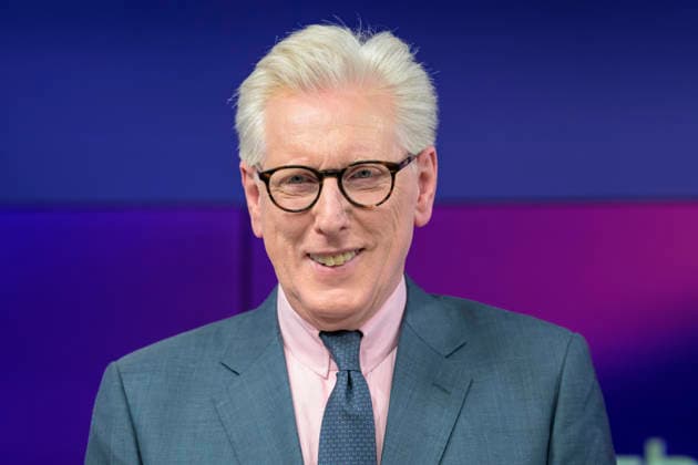 v l Theo Koll Journalist and presenter , GER, Berlin, Studio, as a guest on Maischberger, political talk show, TV, format, with presenter Sandra Maischberger, Das Erste, from Adlershof Am Studio 20, May 19, 2026, Copyright: HMBxMedia UwexKoch