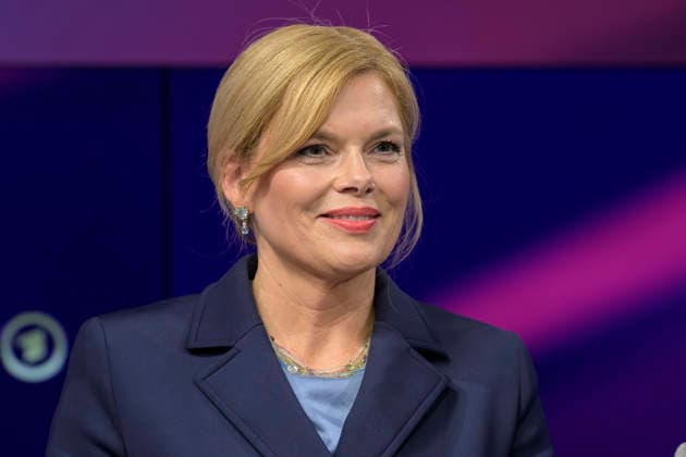 v l Julia Klöckner, CDU Bundestag President , GER, Berlin, Studio, guest on Maischberger, political talk show, TV, format, with presenter Sandra Maischberger, Das Erste, from Adlershof Am Studio 20, May 19, 2026, Copyright: HMBxMedia UwexKoch