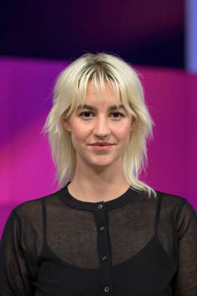 v l Victoria Reichelt Journalist , GER, Berlin, Studio, as a guest on Maischberger, political talk show, TV, format, with presenter Sandra Maischberger, Das Erste, from Adlershof Am Studio 20, May 19, 2026, Copyright: HMBxMedia UwexKoch