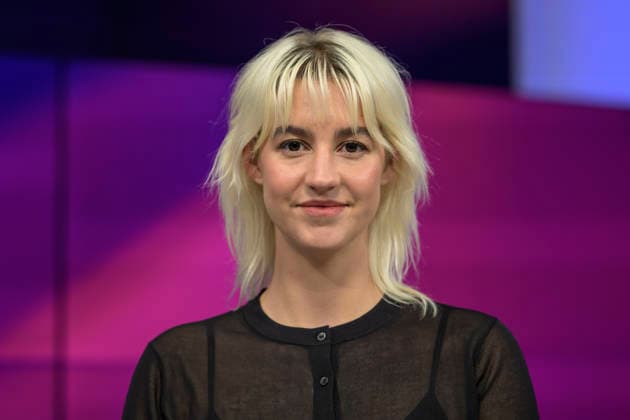 v l Victoria Reichelt Journalist , GER, Berlin, Studio, as a guest on Maischberger, political talk show, TV, format, with presenter Sandra Maischberger, Das Erste, from Adlershof Am Studio 20, May 19, 2026, Copyright: HMBxMedia UwexKoch