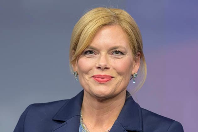 v l Julia Klöckner, CDU Bundestagspräsidentin , GER, Berlin, Studio, zu Gast bei Maischberger, politische Talkshow, TV, Format, mit Moderator Sandra Maischberger, Das Erste, aus Adlershof Am Studio 20, 19 Mai 2026, Copyright: HMBxMedia UwexKoch