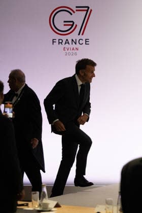 Emmanuel Macron attends the No Money for Terror conference - Paris French President Emmanuel Macron delivers a speech during the 5th No Money for Terror conference on the sidelines of the G7 finance ministers meeting aimed at cutting off financing of terrorism through organised crime, in Paris on May 19, 2026. Photo by Raphael Lafargue ABACAPRESS.COM Paris France  Copyright: xLafarguexRaphael ABACAx