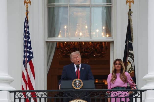 President Donald Trump and First Lady Melania Trump host members of congress for the Congressional Picnic on the South Lawn of the White House in Washington, DC on Tuesday, May 19, 2026.  WASP20260519151 SamuelxCorum