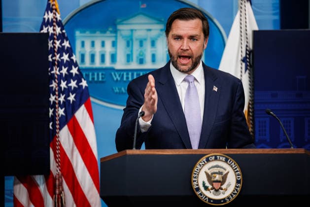 DC: White House Press Briefing with Vice President JD Vance United States Vice President JD Vance holds a press briefing in the James S Brady Press Briefing Room of the White House in Washington, DC, USA, on May 19, 2026. Credit: CNP AdMedia Washington District of Columbia United States of America EDITORIAL USE ONLY  Copyright: xx CNPx xAdMediax admphotostwo990859
