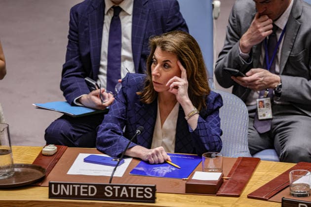 May 19, 2026, New York, New York, USA: TAMMY BRUCE Deputy Permanent Representative of The United States to the United Nations, attends a UN Security Council meeting on Ukraine at UNHQ, as members discuss the war in Ukraine and rising regional security concerns. New York USA - ZUMAo116 20260519_znp_o116_018 Copyright: xBiancaxOterox