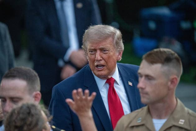 May 19, 2026, Washington, Dc, United States: President DONALD TRUMP hosted the annual Congressional Picnic on the South Lawn of the White House on May 19, 2026. Washington United States - ZUMAl312 20260519_znp_l312_045 Copyright: xAndrewxLeydenx