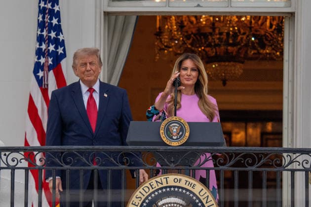 May 19, 2026, Washington, Dc, United States: President DONALD TRUMP hosted the annual Congressional Picnic on the South Lawn of the White House along with First Lady Melania Trump on May 19, 2026. Washington United States - ZUMAl312 20260519_znp_l312_037 Copyright: xAndrewxLeydenx