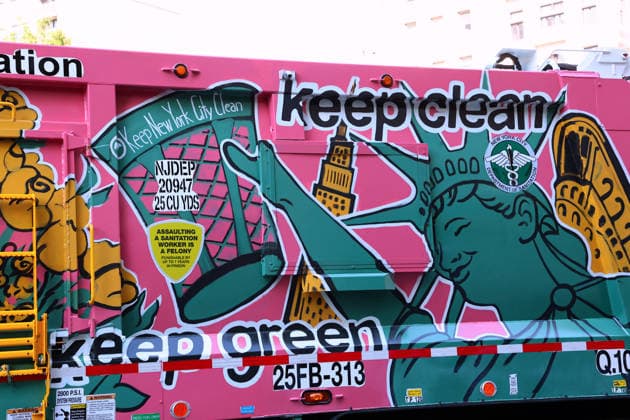 Annual Trucks Of Art Unveiled By Department Of Sanitation - NYC Annual trucks of art by New York City Department of Sanitation unveil today in New York, NY on May 19, 2026. Trucks of Art 2026 is a citywide public art program led by the NYC Department of Sanitation (DSNY) in partnership with the Sanitation Foundation. Artists will transform active sanitation trucks into large-scale, moving public artworks seen across all five boroughs. Photo by Charles Guerin ABACAPRESS.COM New York City NY United States  Copyright: xGuerinxCharles ABACAx