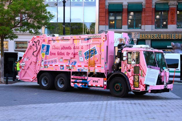 Annual Trucks Of Art Unveiled By Department Of Sanitation - NYC Annual trucks of art by New York City Department of Sanitation unveil today in New York, NY on May 19, 2026. Trucks of Art 2026 is a citywide public art program led by the NYC Department of Sanitation (DSNY) in partnership with the Sanitation Foundation. Artists will transform active sanitation trucks into large-scale, moving public artworks seen across all five boroughs. Photo by Charles Guerin ABACAPRESS.COM New York City NY United States  Copyright: xGuerinxCharles ABACAx