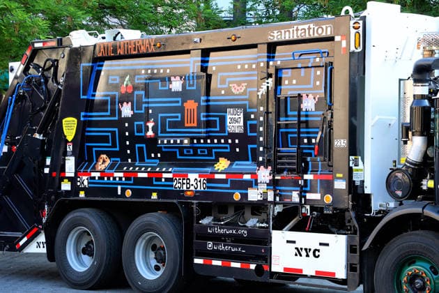 Annual Trucks Of Art Unveiled By Department Of Sanitation - NYC Annual trucks of art by New York City Department of Sanitation unveil today in New York, NY on May 19, 2026. Trucks of Art 2026 is a citywide public art program led by the NYC Department of Sanitation (DSNY) in partnership with the Sanitation Foundation. Artists will transform active sanitation trucks into large-scale, moving public artworks seen across all five boroughs. Photo by Charles Guerin ABACAPRESS.COM New York City NY United States  Copyright: xGuerinxCharles ABACAx