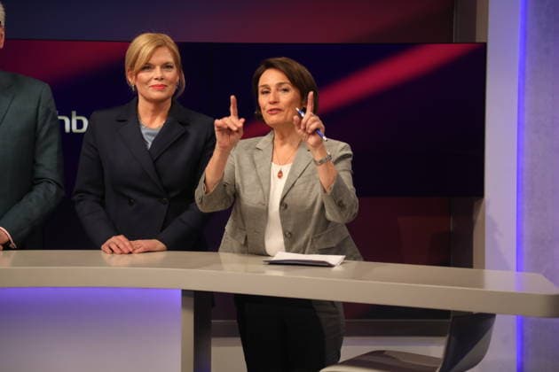 Julia Klöckner and Sandra Maischberger on the ARD talk show maischberger in Studio Berlin Adlershof Berlin, 19 05 2026 Copyright: xAgenturxMatthiasxWehnertx xM.xGränzdörferx