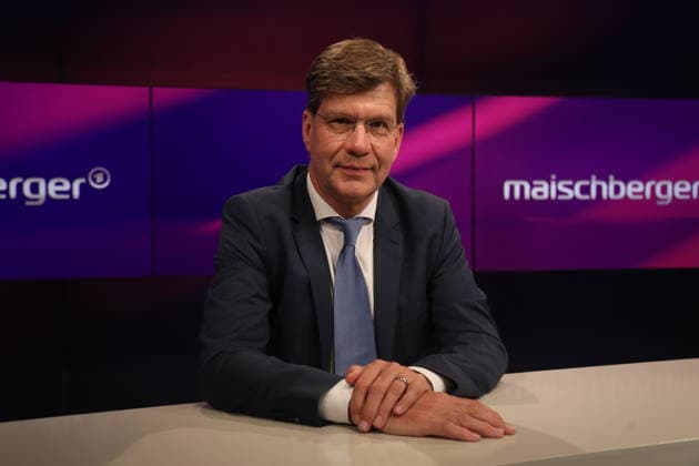 Christoph Schwennicke on the ARD talk show maischberger in Studio Berlin Adlershof Berlin, 19 05 2026 Copyright: xAgenturxMatthiasxWehnertx xM.xGränzdörferx