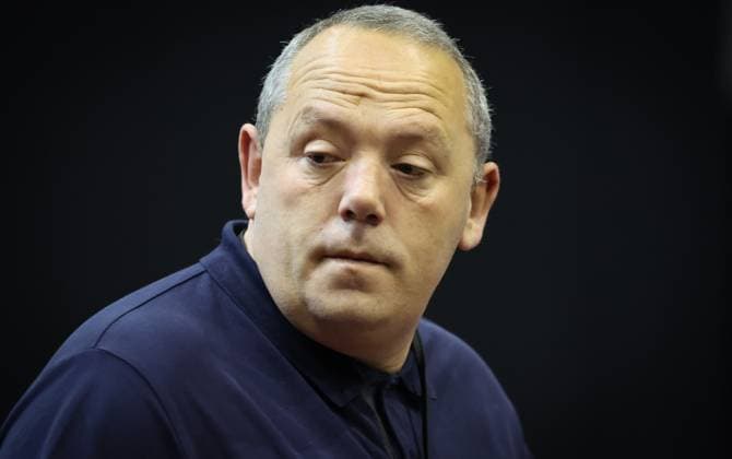 Victim Gregory D Andrea (brother of deceased victim Frederic D Andrea) and pictured during the trial of P. and A. Falzone, at the Court of Appeal of Mons, on Wednesday 20 May 2026. The trial of the two men concerns the 2022 tragedy in Strepy-Bracquegnies, where a car plowed into a carnival parade around 5:00. Six people died at the scene, and a seventh months later in the hospital. P. Falzone is charged with seven murder and 81 attempted murder. A. Falzone with failure to render aid to a person in danger. It is the third week of the trial with some more witness.  VIRGINIExLEFOUR 174479943