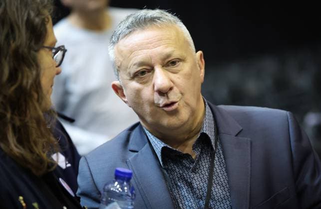 La Louviere alderman Antonio Gava pictured during the trial of P. and A. Falzone, at the Court of Appeal of Mons, on Wednesday 20 May 2026. The trial of the two men concerns the 2022 tragedy in Strepy-Bracquegnies, where a car plowed into a carnival parade around 5:00. Six people died at the scene, and a seventh months later in the hospital. P. Falzone is charged with seven murder and 81 attempted murder. A. Falzone with failure to render aid to a person in danger. It is the third week of the trial with some more witness.  VIRGINIExLEFOUR 174479987