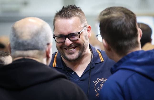 Victim Florian Devise pictured during the trial of P. and A. Falzone, at the Court of Appeal of Mons, on Wednesday 20 May 2026. The trial of the two men concerns the 2022 tragedy in Strepy-Bracquegnies, where a car plowed into a carnival parade around 5:00. Six people died at the scene, and a seventh months later in the hospital. P. Falzone is charged with seven murder and 81 attempted murder. A. Falzone with failure to render aid to a person in danger. It is the third week of the trial with some more witness.  VIRGINIExLEFOUR 174480009