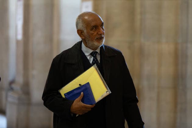 Lybian case appeal trial - Paris Defendant French-Djiboutian banker Wahib Nacer arrives for the Lybian case appeal trial over charges Sarkozy sought Libyan financing for the 2007 election, at the Palais de Justice courthouse in Paris on May 20, 2026. Photo by Raphael Lafargue ABACAPRESS.COM Paris France  Copyright: xLafarguexRaphael ABACAx