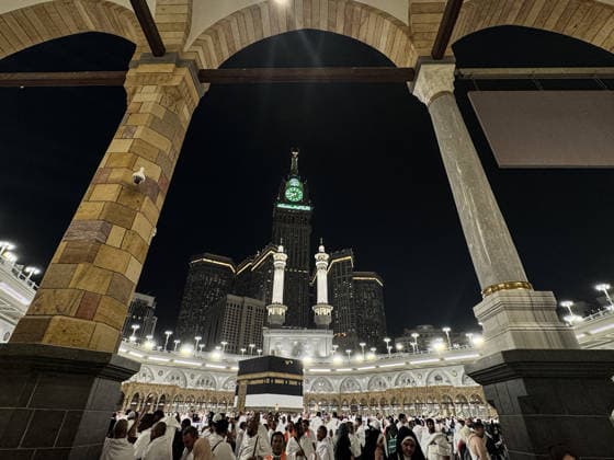 Muslim pilgrims visit the holy sites ahead of the Hajj pilgrimage in Mecca MECCA, SAUDI ARABIA - MAY 19: Muslim pilgrims from various countries around the world who come to perform the Hajj, circumambulate the Masjid al-Haram ahead of the Hajj pilgrimage in Mecca, Saudi Arabia on May 19, 2026. Ali Atmaca Anadolu Mecca Saudi Arabia. Editorial use only. Please get in touch for any other usage.  Copyright: x2026xAnadoluxAlixAtmacax