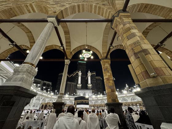 Muslim pilgrims visit the holy sites ahead of the Hajj pilgrimage in Mecca MECCA, SAUDI ARABIA - MAY 19: Muslim pilgrims from various countries around the world who come to perform the Hajj, circumambulate the Masjid al-Haram ahead of the Hajj pilgrimage in Mecca, Saudi Arabia on May 19, 2026. Ali Atmaca Anadolu Mecca Saudi Arabia. Editorial use only. Please get in touch for any other usage.  Copyright: x2026xAnadoluxAlixAtmacax