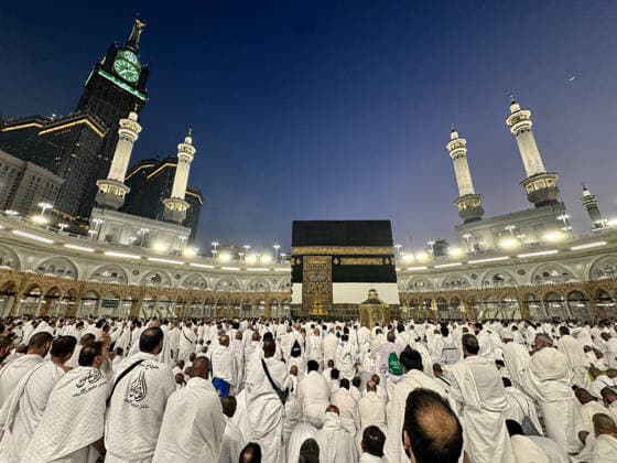 Muslim pilgrims visit the holy sites ahead of the Hajj pilgrimage in Mecca MECCA, SAUDI ARABIA - MAY 19: Muslim pilgrims from various countries around the world who come to perform the Hajj, circumambulate the Masjid al-Haram ahead of the Hajj pilgrimage in Mecca, Saudi Arabia on May 19, 2026. Ali Atmaca Anadolu Mecca Saudi Arabia. Editorial use only. Please get in touch for any other usage.  Copyright: x2026xAnadoluxAlixAtmacax