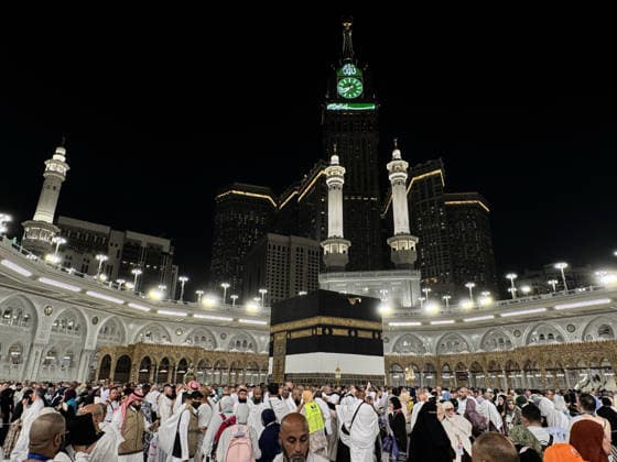Muslim pilgrims visit the holy sites ahead of the Hajj pilgrimage in Mecca MECCA, SAUDI ARABIA - MAY 19: Muslim pilgrims from various countries around the world who come to perform the Hajj, circumambulate the Masjid al-Haram ahead of the Hajj pilgrimage in Mecca, Saudi Arabia on May 19, 2026. Ali Atmaca Anadolu Mecca Saudi Arabia. Editorial use only. Please get in touch for any other usage.  Copyright: x2026xAnadoluxAlixAtmacax