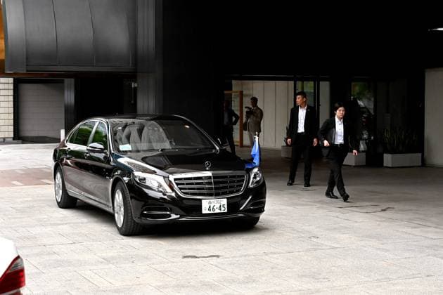 UN Secretary-General Antonio Guterres press conference in Tokyo TOKYO, JAPAN - MAY 20: A car carrying United Nations Secretary-General Antonio Guterres leaves the Japan Press Center building after his press conference at the Japan National Press Club in Tokyo, Japan, on May 20, 2026. Guterres visited Japan as Tokyo hosted, for the first time in Asia, a meeting of the United Nations System Chief Executives Board for Coordination, and as Japan marks 70 years since joining the United Nations. David Mareuil Anadolu Tokyo Japan. Editorial use only. Please get in touch for any other usage.  Copyright: x2026xAnadoluxDavidxMareuilx