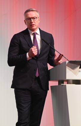 Politician Dr Karsten Wildberger, Federal Minister for Digital and State Modernization, opened ANGA COM 2026 speaking at Anagacom, Europes leading congress trade fair for broadband, television and online