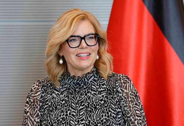 Germany, Berlin, Reichstag, Bundestag President Julia Klöckner receives the Foreign Minister of the United Arab Emirates, Sheikh Abdullah bin Zayed Al Nahyan, for talks