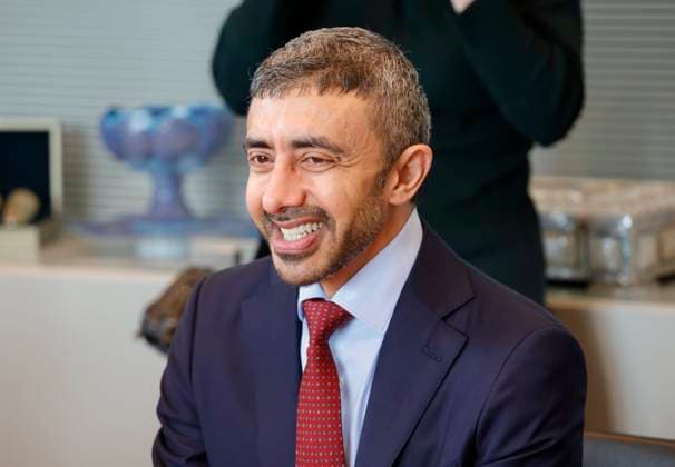 Foreign Minister of the United Arab Emirates, Sheikh Abdullah bin Zayed Al Nahyan, Germany, Berlin, Reichstag, Bundestag President Julia Klöckner receives the Foreign Minister of the United Arab Emirates, Sheikh Abdullah bin Zayed Al Nahyan, for talks