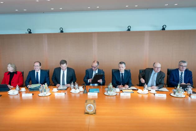 Cabinet meeting, Federal Government, Kick-off Kick-off, Cabinet meeting, Federal Government, Federal Chancellor, Friedrich Merz, Minister of the Chancellery, Thorsten Frei, Lars Klingbeil, Federal Minister of Finance, Vice-Chancellor, Alexander Dobrindt, Federal Minister of the Interior, Bärbel Bas, Federal Minister, Labor, Social Affairs, Stefan Kor