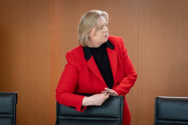 Cabinet meeting, Federal Government, Kick-off Kick-off, Cabinet meeting, Federal Government, Bärbel Bas, Federal Minister, Labor, Social Affairs Berlin Berlin GER