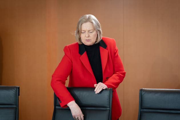 Cabinet meeting, Federal Government, Kick-off Kick-off, Cabinet meeting, Federal Government, Bärbel Bas, Federal Minister, Labor, Social Affairs Berlin Berlin GER
