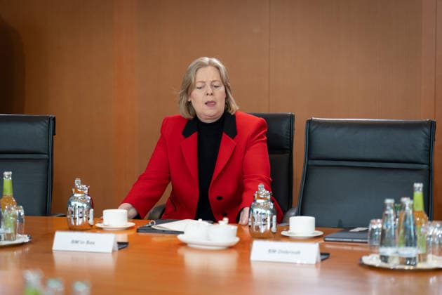 Cabinet meeting, Federal Government, Kick-off Kick-off, Cabinet meeting, Federal Government, Bärbel Bas, Federal Minister, Labor, Social Affairs Berlin Berlin GER