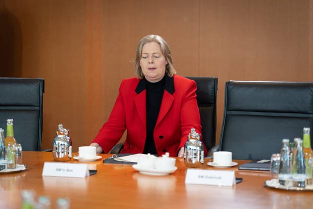 Cabinet meeting, Federal Government, Kick-off Kick-off, Cabinet meeting, Federal Government, Bärbel Bas, Federal Minister, Labor, Social Affairs Berlin Berlin GER
