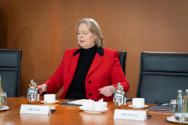 Cabinet meeting, Federal Government, Kick-off Kick-off, Cabinet meeting, Federal Government, Bärbel Bas, Federal Minister, Labor, Social Affairs Berlin Berlin GER