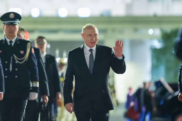 (260520) -- BEIJING, May 20, 2026 -- Russian President Vladimir Putin leaves Beijing on May 20, 2026, concluding his state visit to China. ) CHINA-BEIJING-RUSSIA-PUTIN-DEPARTURE (CN) LiuxBin