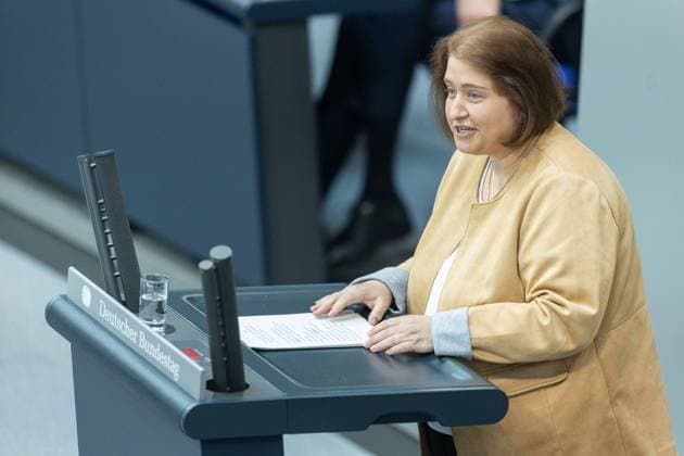 80th session of the German Bundestag on 21 05 2026 in the plenary chamber of the Reichstag building in Berlin Bettina Lugk MdB Social Democratic Party of Germany SPD xJRx