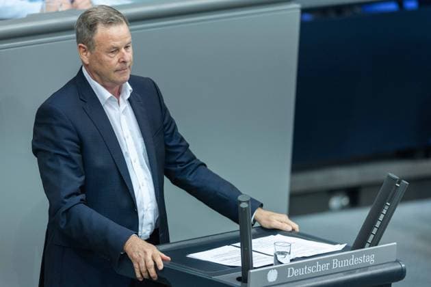 80th session of the German Bundestag on 21 05 2026 in the plenary chamber of the Reichstag building in Berlin Christian Görke MdB Die Linke xJRx