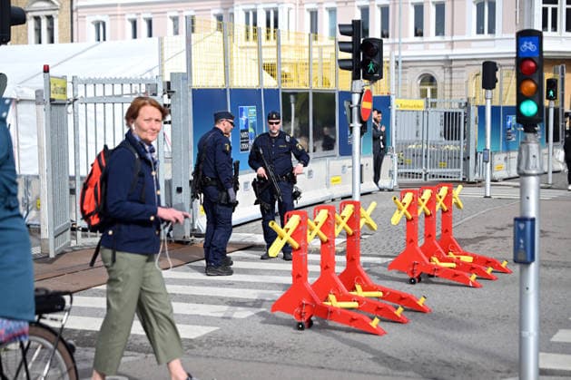 Security measures taken ahead of NATO Foreign Ministers Meeting in Sweden HELSINGBORG, SWEDEN - MAY 21: Strict security measures are taken in the area ahead of the NATO Foreign Ministers Meeting in Helsingborg, Sweden on May 21, 2026. Dursun Aydemir Anadolu Helsingborg Sweden. Editorial use only. Please get in touch for any other usage.  Copyright: x2026xAnadoluxDursunxAydemirx