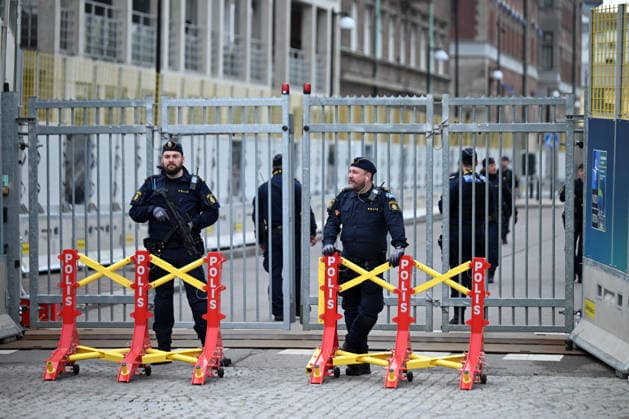 Security measures taken ahead of NATO Foreign Ministers Meeting in Sweden HELSINGBORG, SWEDEN - MAY 21: Strict security measures are taken in the area ahead of the NATO Foreign Ministers Meeting in Helsingborg, Sweden on May 21, 2026. Dursun Aydemir Anadolu Helsingborg Sweden. Editorial use only. Please get in touch for any other usage.  Copyright: x2026xAnadoluxDursunxAydemirx