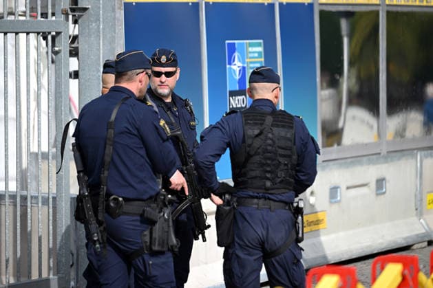 Security measures taken ahead of NATO Foreign Ministers Meeting in Sweden HELSINGBORG, SWEDEN - MAY 21: Strict security measures are taken in the area ahead of the NATO Foreign Ministers Meeting in Helsingborg, Sweden on May 21, 2026. Dursun Aydemir Anadolu Helsingborg Sweden. Editorial use only. Please get in touch for any other usage.  Copyright: x2026xAnadoluxDursunxAydemirx