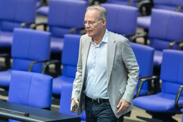 80th session of the German Bundestag on 21 05 2026 in the plenary chamber of the Reichstag building in Berlin Dr Matthias Miersch Chairman of the parliamentary group Social Democratic Party of Germany SPD xJRx
