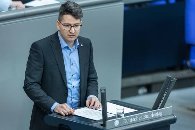 80th session of the German Bundestag on 21 05 2026 in the plenary chamber of the Reichstag building in Berlin Bastian Treuheit MdB Alternative for Germany AfD xJRx